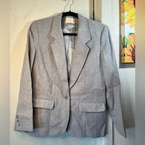 Pendleton Gray Wool Blazer